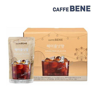 CAFEBENE HAZELNUF FLAVOR COFFEE POUCH 헤이즐넛향 파우치 190 ml ( Veg)