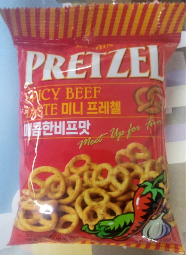 PRETZEL SPICY BEEF TASTE 미니프레첼 매콤비프맛