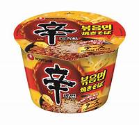 STIR FRY SHIN RAMYUN BOWL NOODLE WITH CHEESE