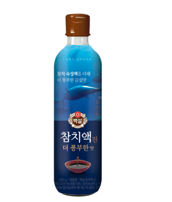 TUNA FISH SAUCE STRONG 500G 백설/참치액 진더풍부한맛500G/상온