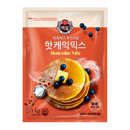 Korean soft pan cake premix