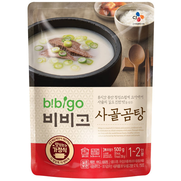 Bibigo Buff Bone Soup 500g Sagolgomtan  비비고 사골곰탕