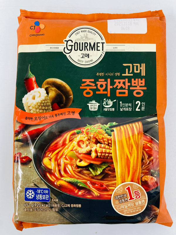 GOURMET CHINESE STYLE JJAMPONG NOODLE 652G 고메/중화짬뽕/652G/2인분/냉동