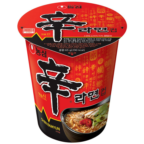 신라면 컵_Shin Ramyun cup Noodle 65g KOR