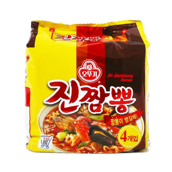 JIN JJAMBONG Noodle (130g * 4pcs )