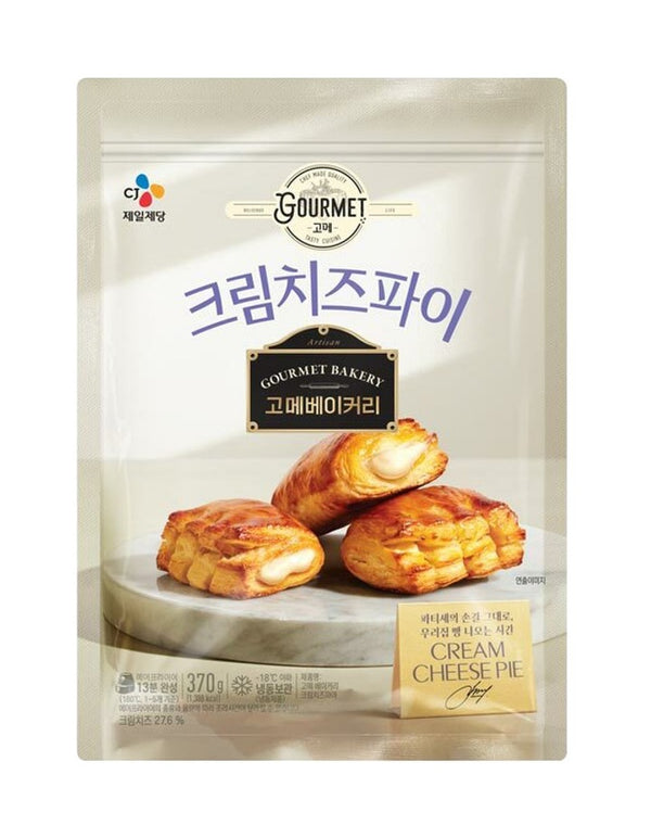 CJ GOURMET BAKERY CREAM CHEESE PIE 370G 고메 베이커리 크림치즈파이 370G/냉동