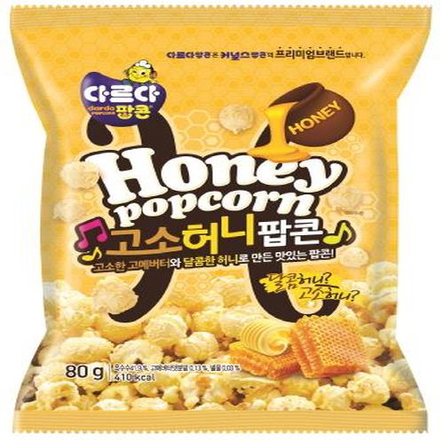 케이팝콘 허니버터 (80g x 15 ea) K-POP CORN HONEY BUTTER